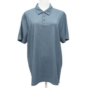 Zachary Prell Short Sleeve Golf Polo In Grey Size Large